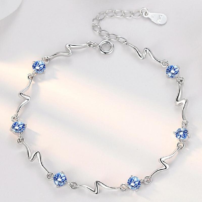 Cluster Rings S925 Sterling Silver Color Sapphire Gemstone Bracelet For Women Anillos 925 Jewelry Bizuteria Pulseira Feminina, Golden;silver
Cluster Rings S925 Sterling Silver Color Sapphire Gemstone Bracelet For Women Anillos 925 Jewelry Bizuteria Pulseira Feminina, Golden;silver