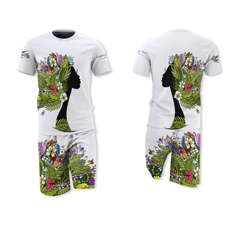 Men's Tracksuits Beach Casual Sports Outfits Summer Trendy Short Shirt Mens Sets Straw Shed Sea View Printed Male Tshirt Shorts 2-Piece Set