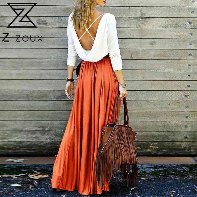 Women Dress Patchwork Backless Bohemia es Sexy Long Fake Two Maxi Loose Pleated Plus Size es Autumn 210524, Yellow
Women Dress Patchwork Backless Bohemia es Sexy Long Fake Two Maxi Loose Pleated Plus Size es Autumn 210524, Yellow