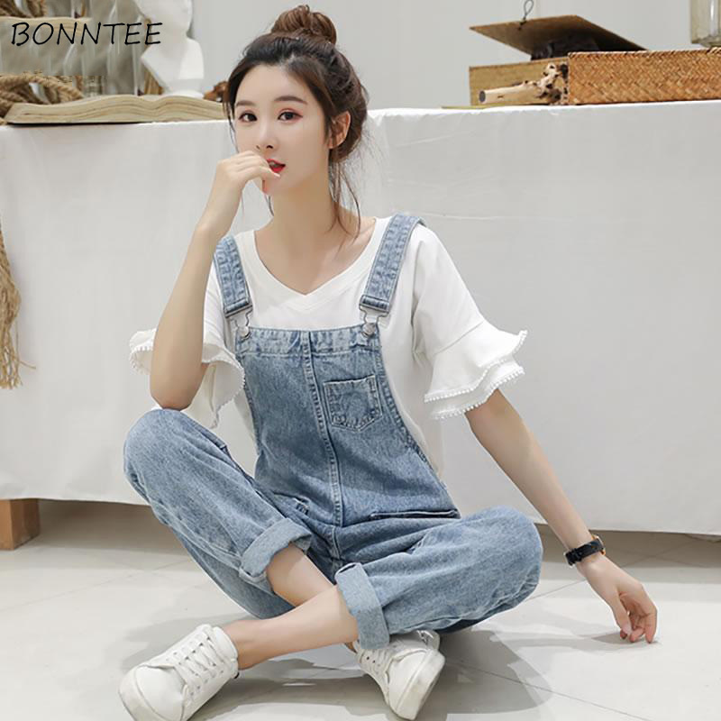 Denim Jumpsuits Women Spring Basic Washed Blue Overalls Outwear Office Lady Womens Elegant Long Trouser Rompers Female Casual
Denim Jumpsuits Women Spring Basic Washed Blue Overalls Outwear Office Lady Womens Elegant Long Trouser Rompers Female Casual