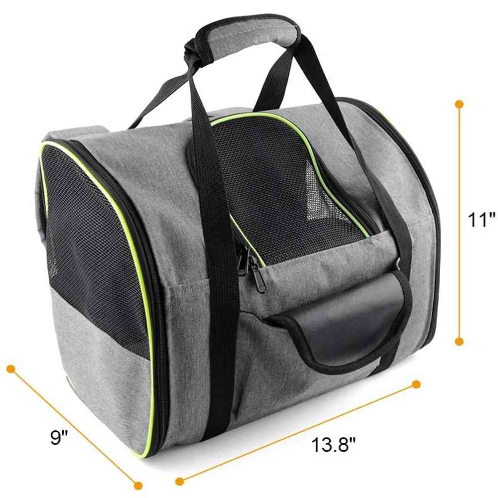 Cat Carrier Backpack Pet Outdoor Car Carrying Bag Breathable Mesh Foldable Hold Bag For Pet Dog Cats Travel Hiking Airline Bags