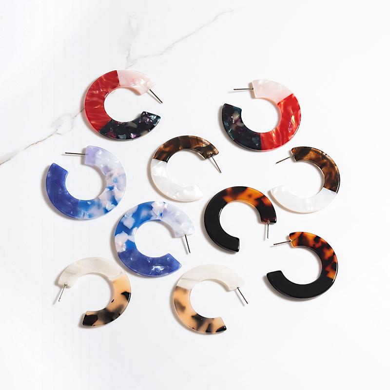 Polychromatic Splicing Earrings Women Boho Geometry Round C Korean Earring Christmas Gift For Jewelry Wholesale Dangle & Chandelier, Silver
Polychromatic Splicing Earrings Women Boho Geometry Round C Korean Earring Christmas Gift For Jewelry Wholesale Dangle & Chandelier, Silver