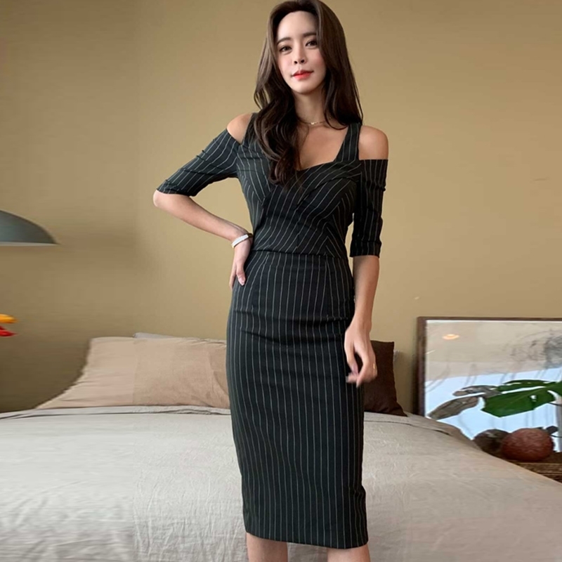 arrival Elegant Korea Dress Women Short sleeve stripe Office Wear Summer Dresses OL Business Work Bodycon Vestidos 210520, Photo color
arrival Elegant Korea Dress Women Short sleeve stripe Office Wear Summer Dresses OL Business Work Bodycon Vestidos 210520, Photo color
