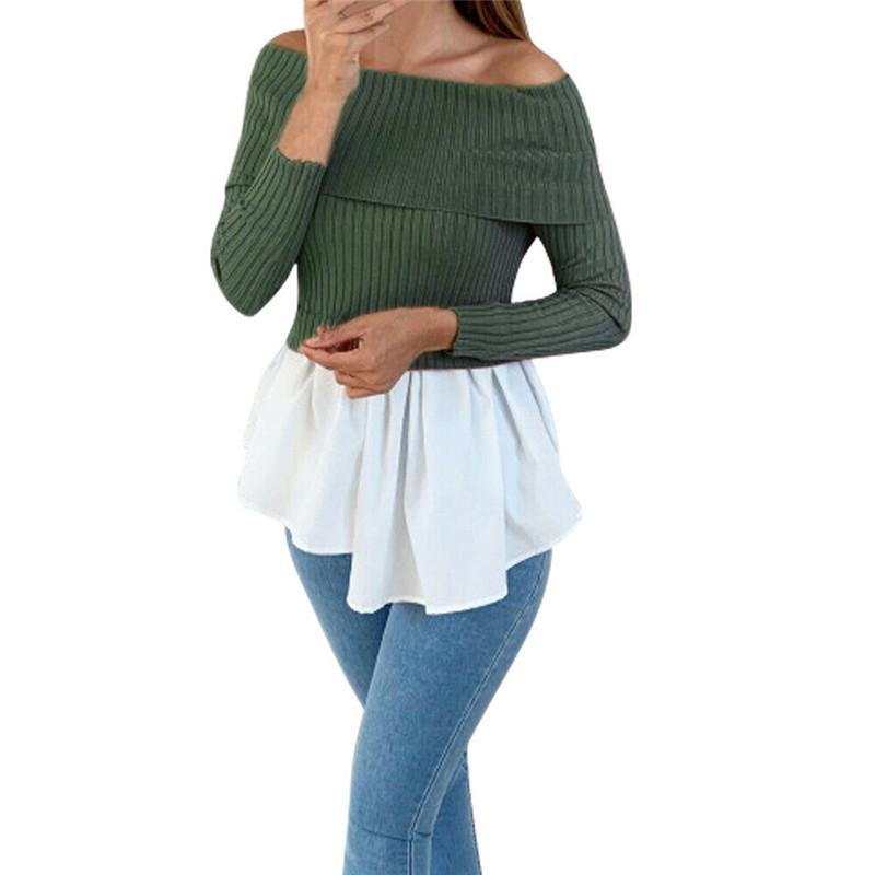 Women's Sweaters Autumn Off Shoulder Sweater Women Pullover Winter Warm Knitted Ladies Long Sleeve Loose Tops, Purple
Women's Sweaters Autumn Off Shoulder Sweater Women Pullover Winter Warm Knitted Ladies Long Sleeve Loose Tops, Purple