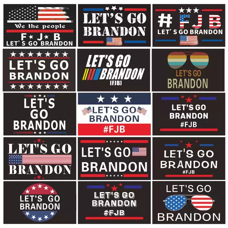 DHL New Lets go Brandon Trump Election Flag Double Sided Presidential Flag 150*90cm 2024 Biden CN04
DHL New Lets go Brandon Trump Election Flag Double Sided Presidential Flag 150*90cm 2024 Biden CN04