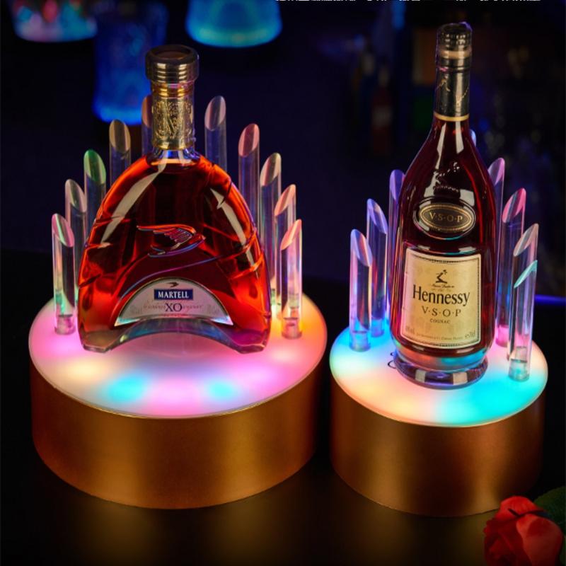 Tabletop Wine Racks Rechargeable Led Luminous Champagne Cocktail Holder Glowing Beer Bottle Rack Bar NIghtclub Home Decoration Accessories
Tabletop Wine Racks Rechargeable Led Luminous Champagne Cocktail Holder Glowing Beer Bottle Rack Bar NIghtclub Home Decoration Accessories