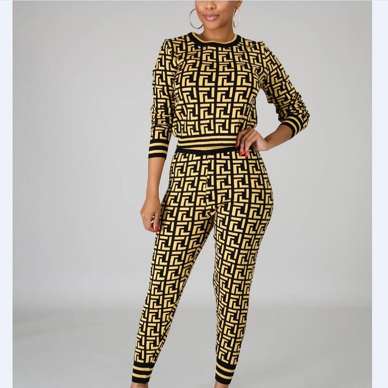 Autumn Winter Women 2 Piece Set Lady Print Long Sleeve Trasuit Tops and Slim Fit Pants O-ne Pullovers Sport Matching Sets
Autumn Winter Women 2 Piece Set Lady Print Long Sleeve Trasuit Tops and Slim Fit Pants O-ne Pullovers Sport Matching Sets