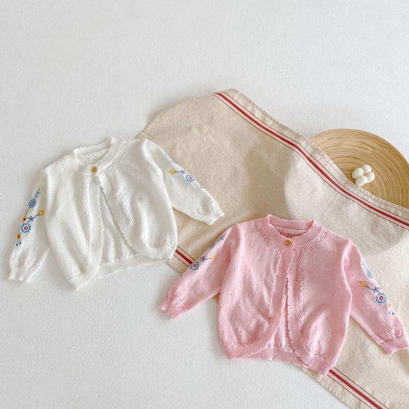 Jackets Toddler Baby Girl Summer Clothes Cotton Sweet Flower Embroidery Long Sleeve Coat Kid Sun Protection Knitted Cardigan Coats, Blue;gray
Jackets Toddler Baby Girl Summer Clothes Cotton Sweet Flower Embroidery Long Sleeve Coat Kid Sun Protection Knitted Cardigan Coats, Blue;gray
