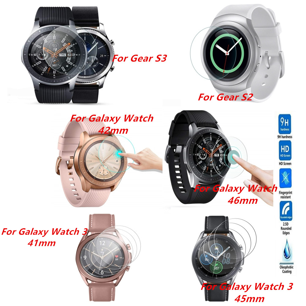 9H Tempered Glass Protective film for Samsung Galaxy Watch 46mm 42mm 41mm 45mm Gear S3 S2 Anti-scratch Screen Protector
9H Tempered Glass Protective film for Samsung Galaxy Watch 46mm 42mm 41mm 45mm Gear S3 S2 Anti-scratch Screen Protector