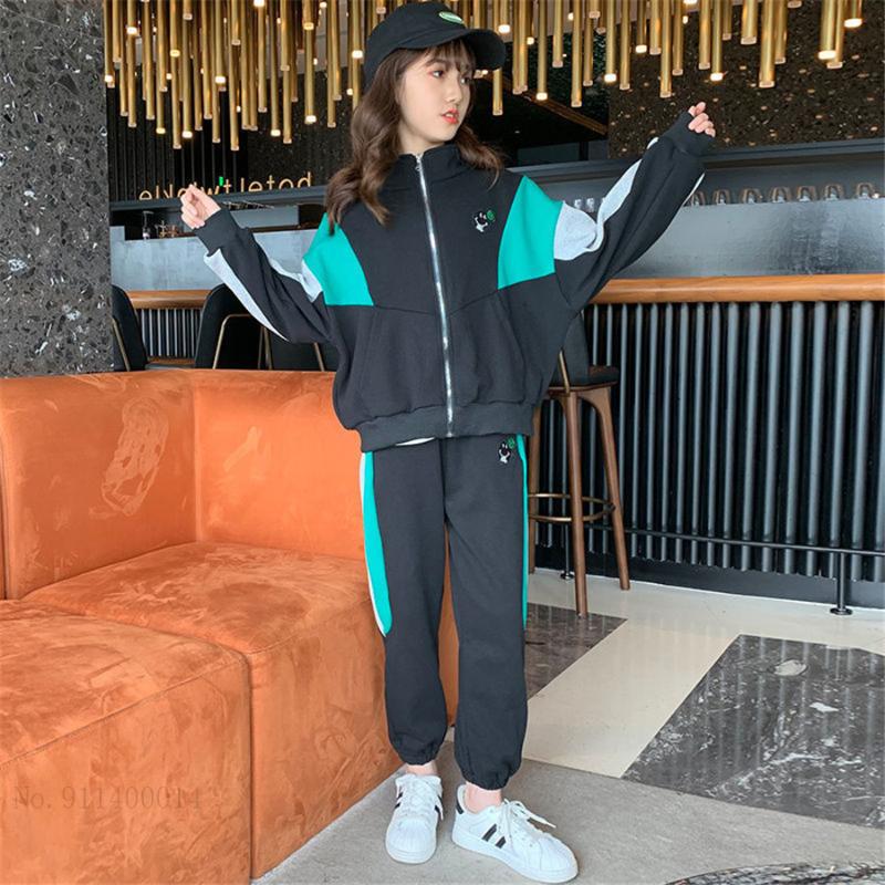 Clothing Sets Fashion Big Girls Sports Suits Kids Set For Teenage Autumn Tracksuit Plus Size Sportswear, White
Clothing Sets Fashion Big Girls Sports Suits Kids Set For Teenage Autumn Tracksuit Plus Size Sportswear, White