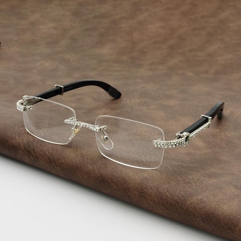 Fashion Sunglasses Frames Vazrobe Luxury Wood Eyeglasses Men Women Unisex Rimless Glasses Male Diamond Handmade Spectacles For Optical
Fashion Sunglasses Frames Vazrobe Luxury Wood Eyeglasses Men Women Unisex Rimless Glasses Male Diamond Handmade Spectacles For Optical
