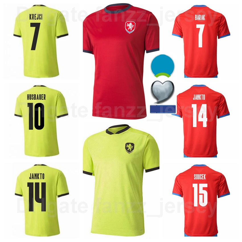 2020-2021 Europe Cup Patch Czech Republic Soccer Jerseys 9 SCHICK 11 KRMENCIK 20 VYDRA 15 SOUCEK 14 JANKTO National Team Football Shirt Kits, Black;yellow
2020-2021 Europe Cup Patch Czech Republic Soccer Jerseys 9 SCHICK 11 KRMENCIK 20 VYDRA 15 SOUCEK 14 JANKTO National Team Football Shirt Kits, Black;yellow