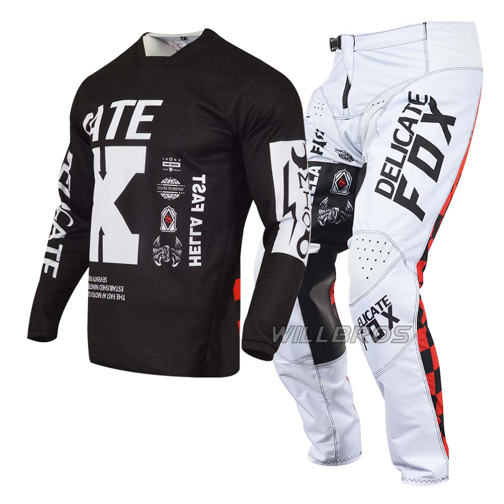 Delicate Fox 180 ILLMATIK Jersey Pant Bicycle Gear Set MTB MX Motocross Motorbike Racing Suit
Delicate Fox 180 ILLMATIK Jersey Pant Bicycle Gear Set MTB MX Motocross Motorbike Racing Suit