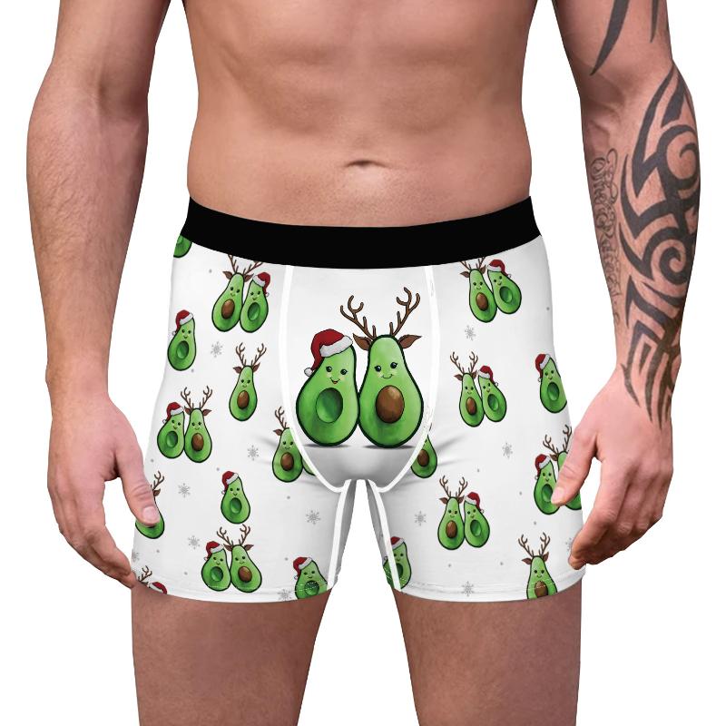 Underpants Christmas Bow Tie Digital Print Shorts Mid-waist Plus Long Trousers Legs Hip-hip Men's Briefs Breathable Boxer, Black;white
Underpants Christmas Bow Tie Digital Print Shorts Mid-waist Plus Long Trousers Legs Hip-hip Men's Briefs Breathable Boxer, Black;white