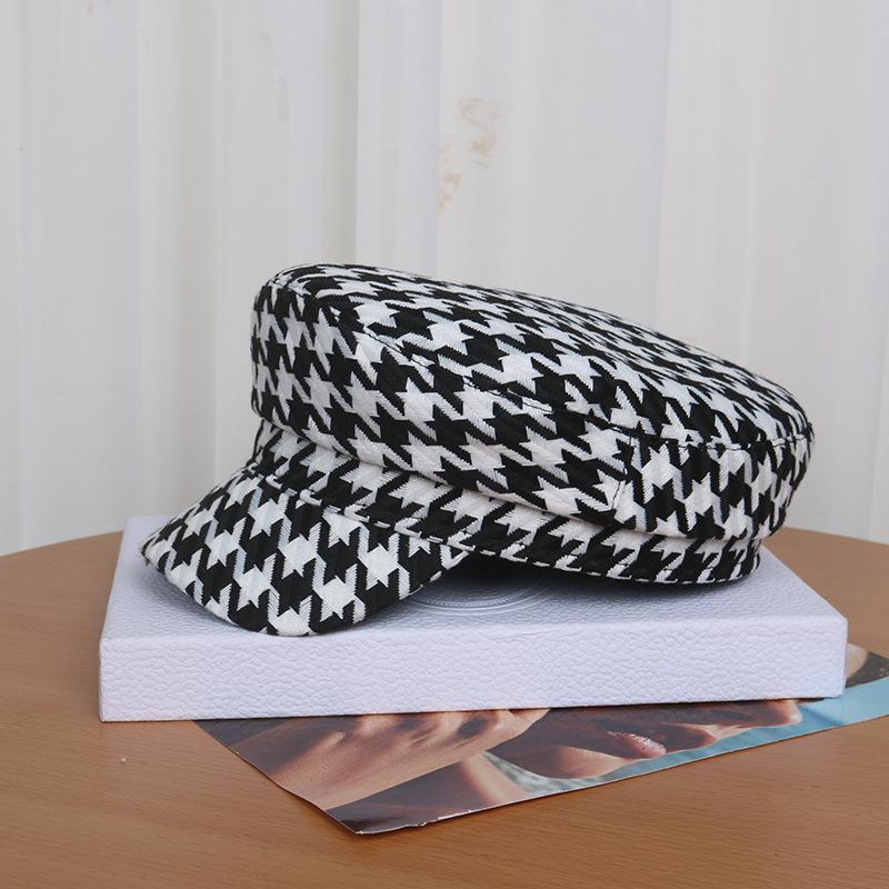 bucket hat Hepburn sea cap women's Plaid bla British autumn and winter Beret versatile octagonal, Blue
bucket hat Hepburn sea cap women's Plaid bla British autumn and winter Beret versatile octagonal, Blue