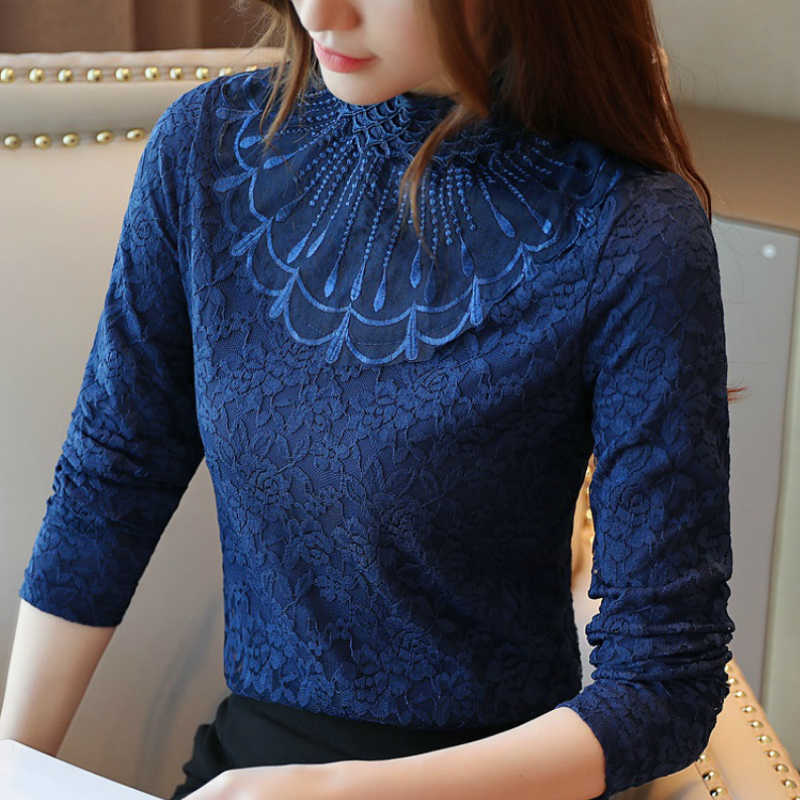 Fashion Woman Blouses Autumn Blouse Women Long Sleeve Women Shirts Blue Plus Size Lace Blouse Womens Tops And Blouses B920 210602, White
Fashion Woman Blouses Autumn Blouse Women Long Sleeve Women Shirts Blue Plus Size Lace Blouse Womens Tops And Blouses B920 210602, White