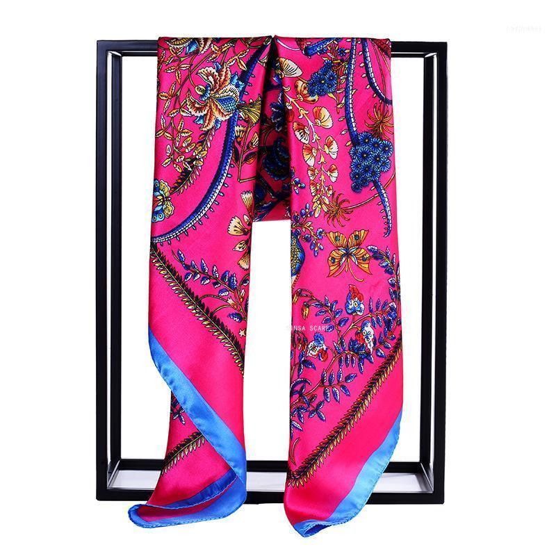 Scarves 90*90CM Square Scarf Women All-match Wraps Elegant Floral Hair Head Bandana Spring Autumn Satin Silk Shawl1
Scarves 90*90CM Square Scarf Women All-match Wraps Elegant Floral Hair Head Bandana Spring Autumn Satin Silk Shawl1