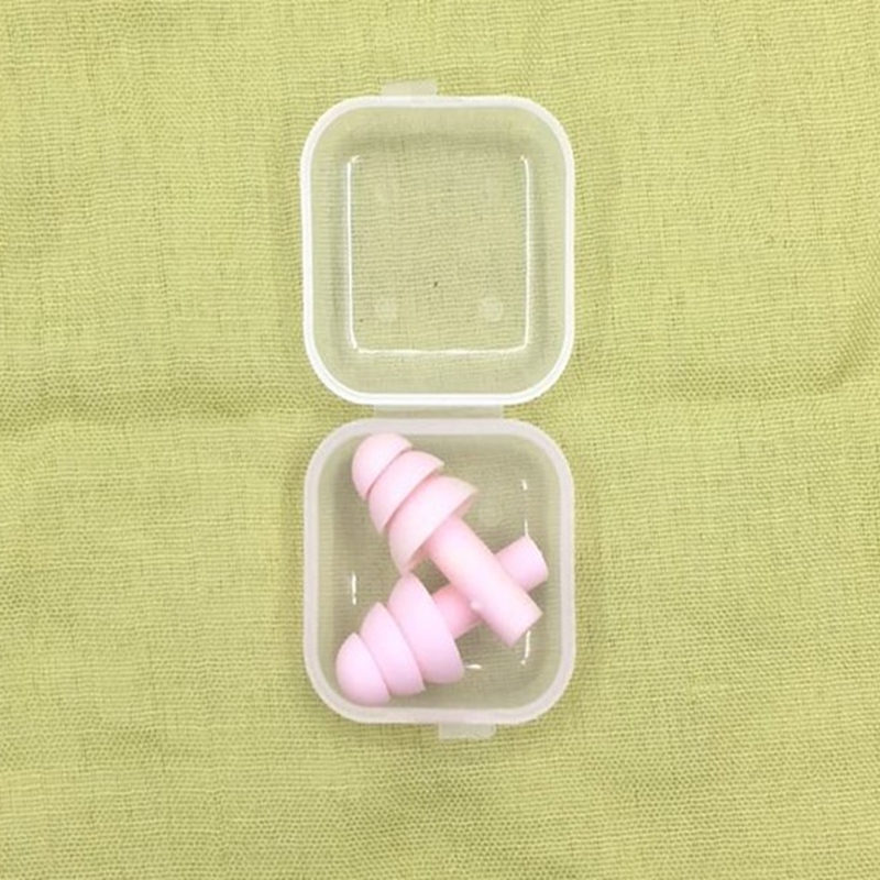 Silicone Earplugs Swimmers Soft and Flexible Ear care Plugs for travelling & sleeping reduce noise Earplug