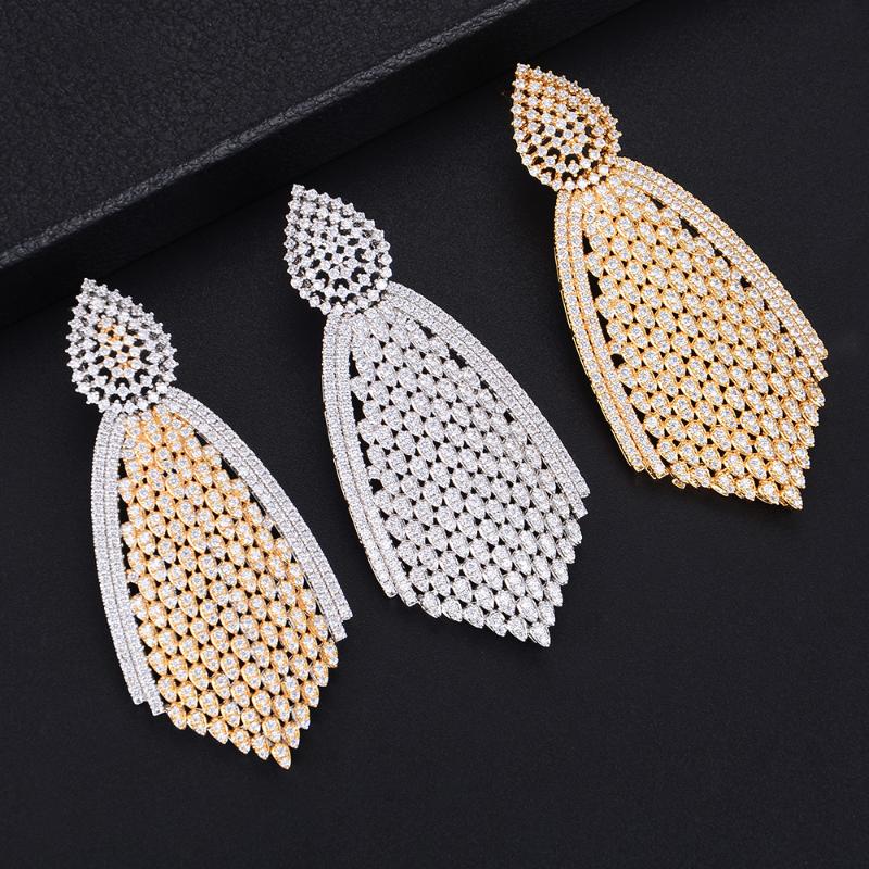 Dangle & Chandelier KellyBola Trendy Geometry Drop Pierced Hollow Pendant Full Cubic Zirconia Earings Women Wedding Bridal Jewelry
Dangle & Chandelier KellyBola Trendy Geometry Drop Pierced Hollow Pendant Full Cubic Zirconia Earings Women Wedding Bridal Jewelry