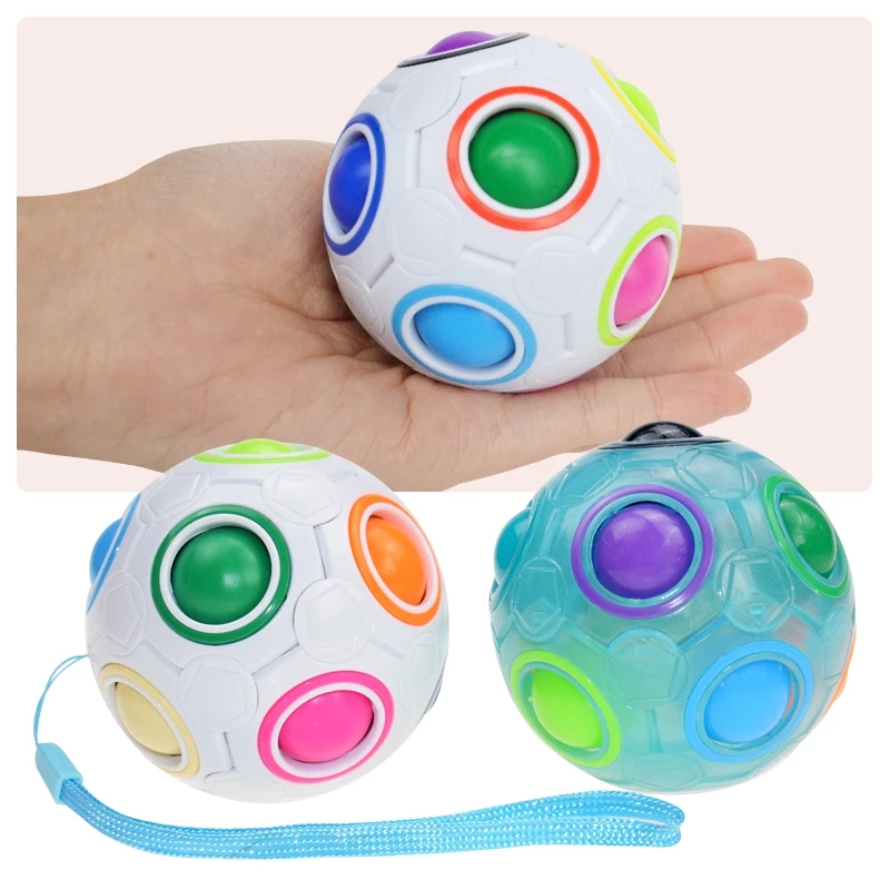Creative Spheric Magic Rainbow Ball Plastic Magic Balls Puzzle Children Educational Learning Luminous Toys for Children
Creative Spheric Magic Rainbow Ball Plastic Magic Balls Puzzle Children Educational Learning Luminous Toys for Children