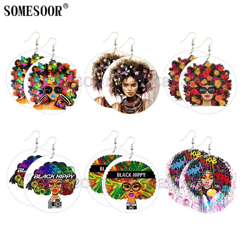 Dangle & Chandelier SOMESOOR Afro Dite My Soul Natural Hair Art Painted Wooden Drop Earrings Butterfly Flower Black Beauty Hippy For Women G
Dangle & Chandelier SOMESOOR Afro Dite My Soul Natural Hair Art Painted Wooden Drop Earrings Butterfly Flower Black Beauty Hippy For Women G