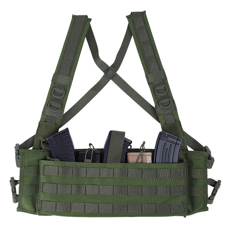 Hunting Jackets Tactical Vest Chest Rig Military Army Paintball Combat Gear Outdoor CS Match Wargame Bag, Camo;black
Hunting Jackets Tactical Vest Chest Rig Military Army Paintball Combat Gear Outdoor CS Match Wargame Bag, Camo;black