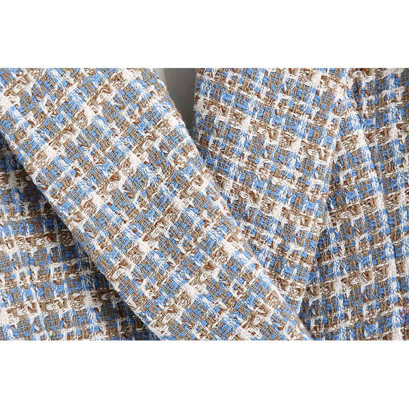 Women Two Pieces Set Cropped Blazers and Mini Skirt Suit Fashion Casual Chic Lady Outfits & suit 210517