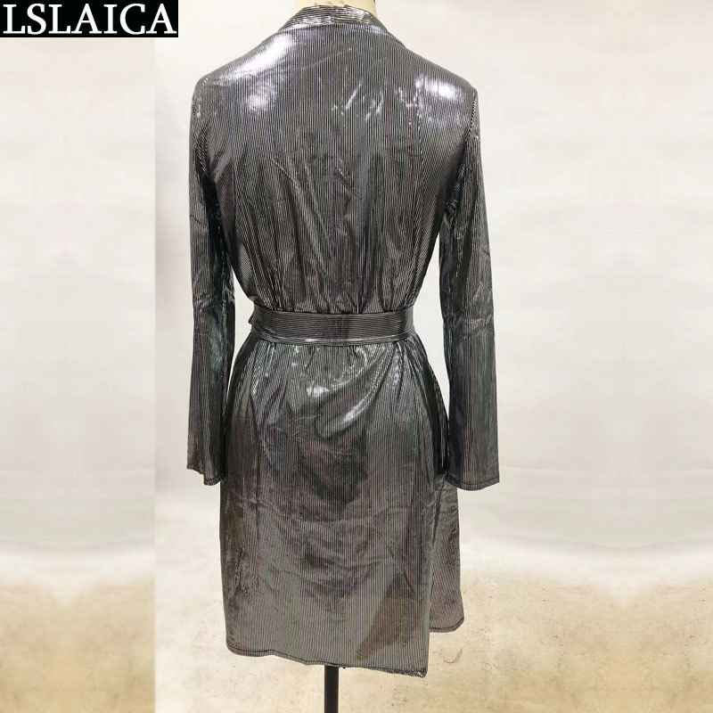 sale shirt dress women long sleeve V-neck sexy fashion bandage club elegant wild lace up office party 210515