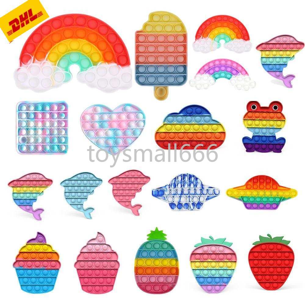 DHL 3-7 delivery ! 2021 Rainbow Push Bubble Fidget Sensory Toy Stress Reliever Stress Relief Toys Anxiety Relief Toys For Kids Birthday Party Gifts
DHL 3-7 delivery ! 2021 Rainbow Push Bubble Fidget Sensory Toy Stress Reliever Stress Relief Toys Anxiety Relief Toys For Kids Birthday Party Gifts