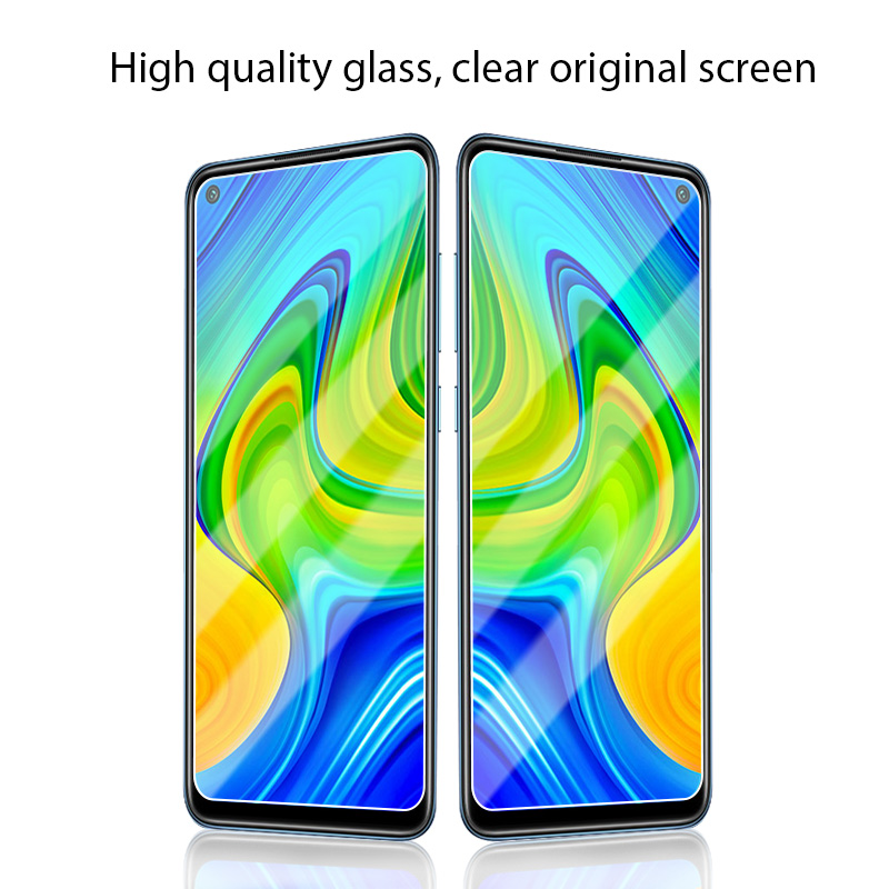 Cell Phone Screen Protectors 3 Pcs! Anti Explosions Tempered Glass Film for Redmi Note 9 Pro Max 5G 4G 9S Safety Protectors for