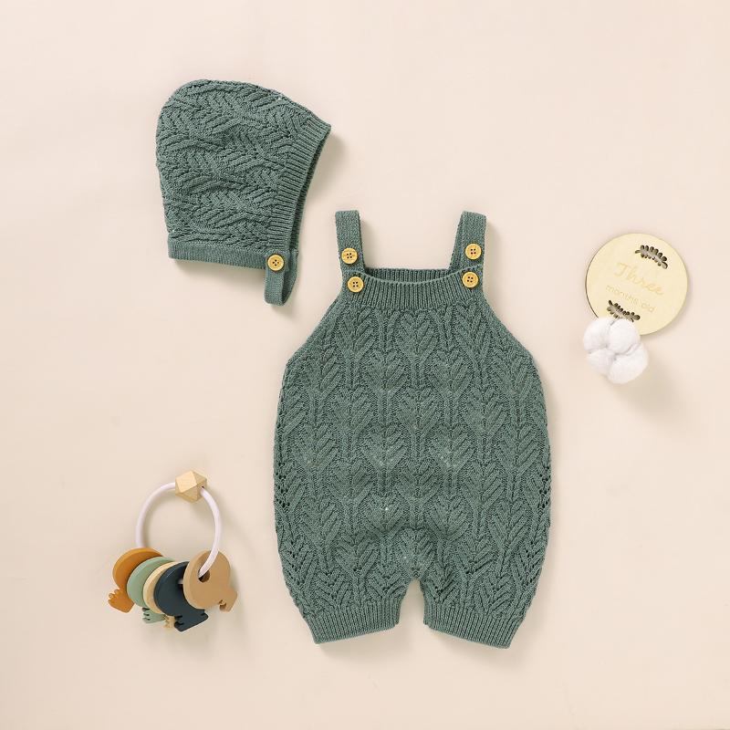 Jumpsuits Baby Rompers Sleeveless Caps Two Pieces Sets For Born Infant Kids Boys Girls Sweater Outfits Children's Cotton Wear, Blue
Jumpsuits Baby Rompers Sleeveless Caps Two Pieces Sets For Born Infant Kids Boys Girls Sweater Outfits Children's Cotton Wear, Blue