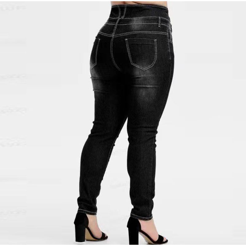 2011plus size button up skinny black gray long jeans 4xl 5xl women spring high waist stretch skinny thin denim pants lady trousers, Blue
2011plus size button up skinny black gray long jeans 4xl 5xl women spring high waist stretch skinny thin denim pants lady trousers, Blue