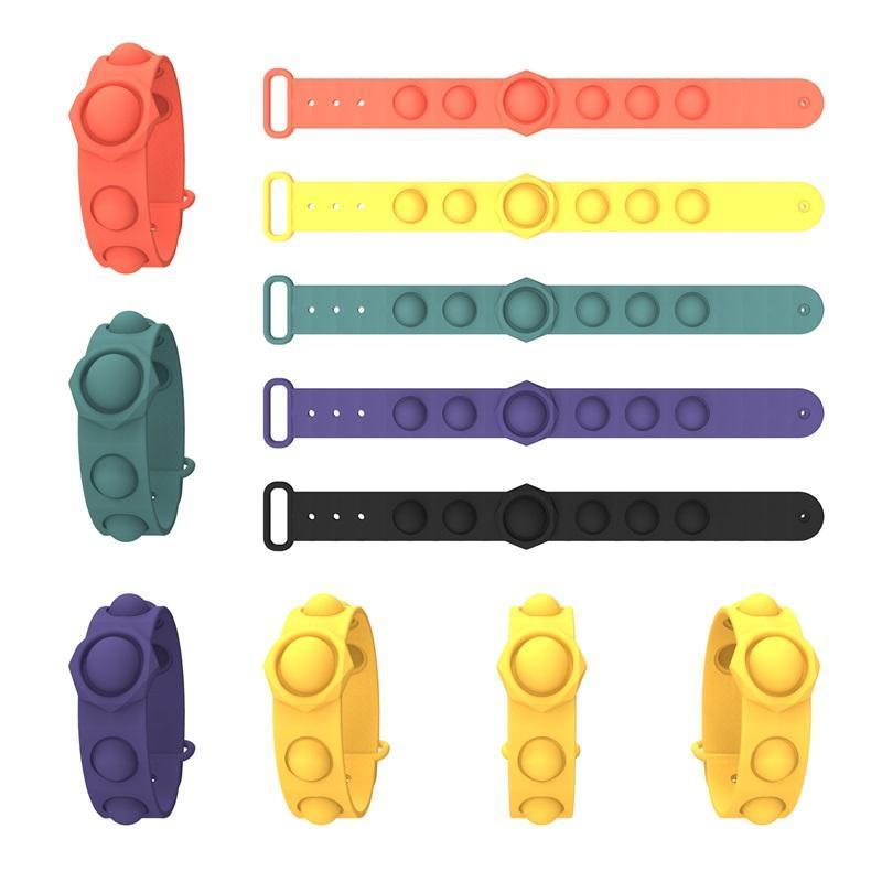 Decompression Keychain Push Bubble Pop It Fidget Toys Sensory Ring Bracelets Puzzle Press Finger Bubbles Stress Bracelet Wristband, Silver
Decompression Keychain Push Bubble Pop It Fidget Toys Sensory Ring Bracelets Puzzle Press Finger Bubbles Stress Bracelet Wristband, Silver
