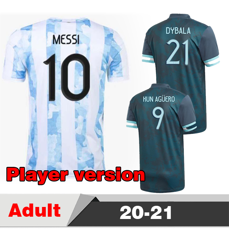 Player Version 2021 Copa América Argentina home Soccer Jerseys #10 MESSI #21 DYBALA 20/21 National team football Shirt, Away
Player Version 2021 Copa América Argentina home Soccer Jerseys #10 MESSI #21 DYBALA 20/21 National team football Shirt, Away