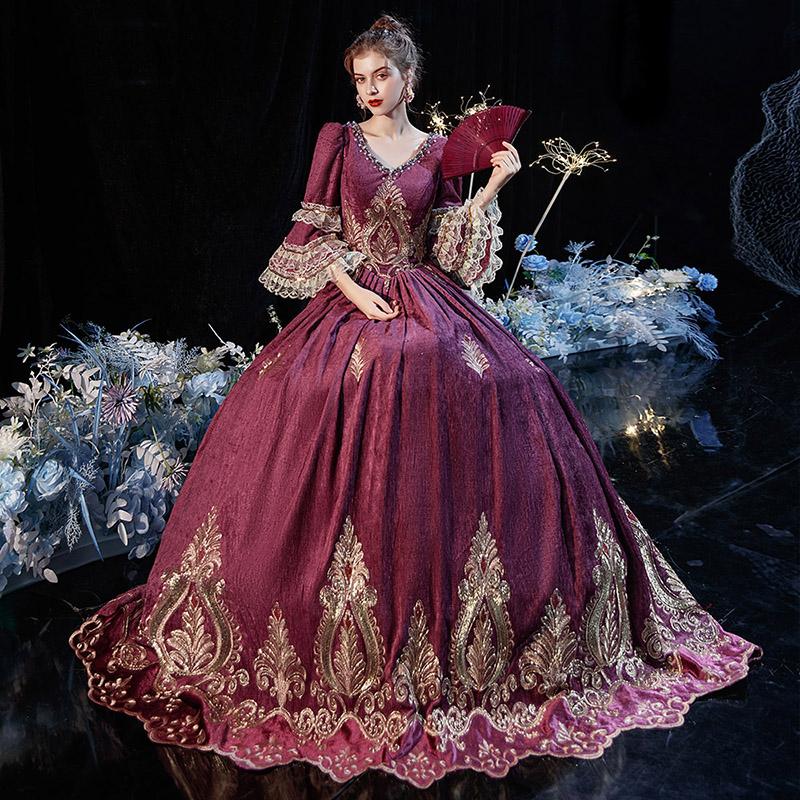 Casual Dresses 2021 Christmas Women Masquerade Party Dress Lace Po Ball Gowns Maxi Costumes Customized, As picture
Casual Dresses 2021 Christmas Women Masquerade Party Dress Lace Po Ball Gowns Maxi Costumes Customized, As picture