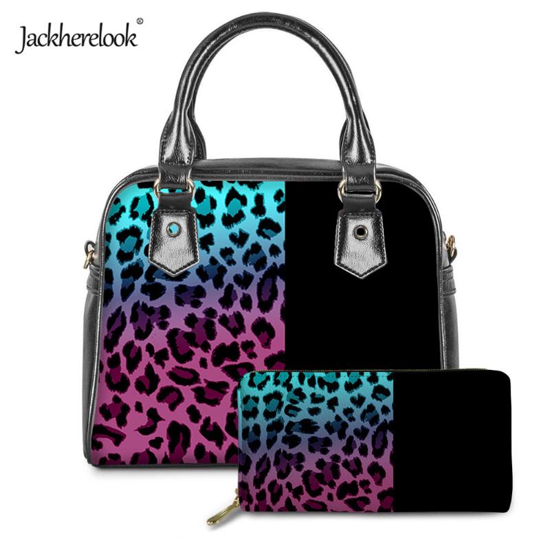 Jackherelook Colorful Leopard Design Women Handbag Female Pu Shoulder Bag Wallet 2pcs/Set Ladies Crossbody Bolsa Feminina Bags
Jackherelook Colorful Leopard Design Women Handbag Female Pu Shoulder Bag Wallet 2pcs/Set Ladies Crossbody Bolsa Feminina Bags