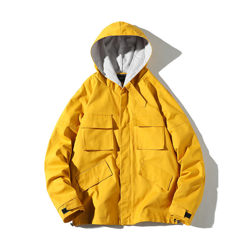 BOLUBAO Hooded Jacket Men Fashion Coat Autumn Hip Hop Jackets Male Streetwear Casual Solid Color Jackets 210518