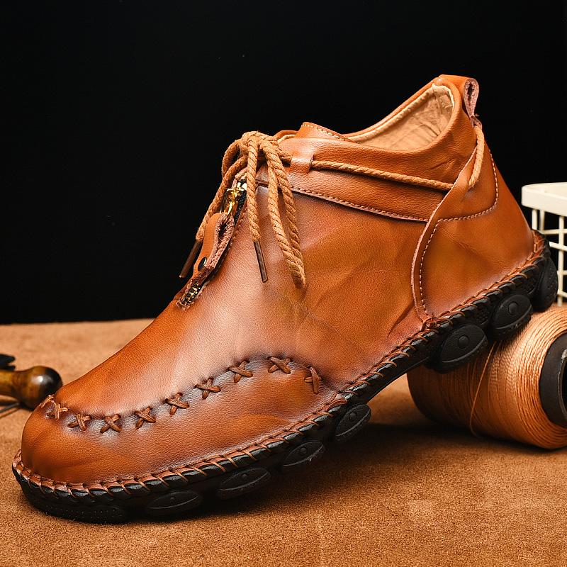 Boots 2021 Winter Men Genuine Leather Ankle Top Quality Warm Snow Fashion Chaussure Homme 38-48, Brown 1
Boots 2021 Winter Men Genuine Leather Ankle Top Quality Warm Snow Fashion Chaussure Homme 38-48, Brown 1