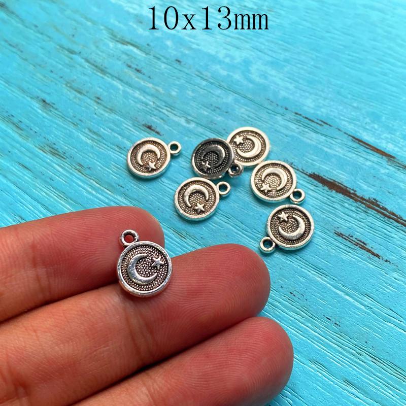 Charms 30pcs Moon Star Connector Women Jewelry DIY Necklace Bracelet Key Chain Aesthetic Accessories Making Supplies, Bronze;silver
Charms 30pcs Moon Star Connector Women Jewelry DIY Necklace Bracelet Key Chain Aesthetic Accessories Making Supplies, Bronze;silver