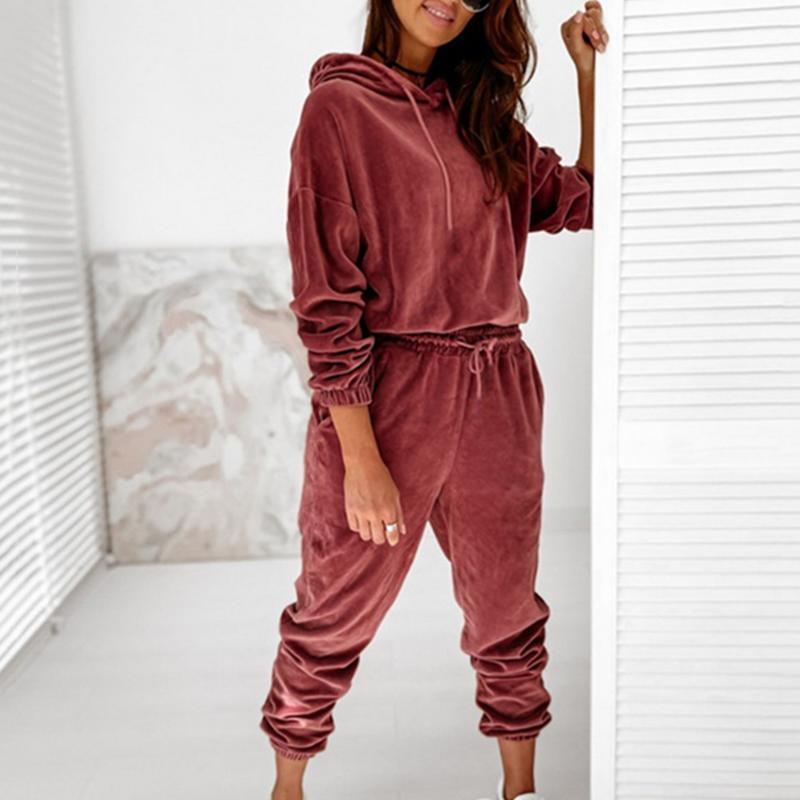 Running Sets Women Tracksuit Velvet Hoodie Sweatshirts Top And Wide Leg Pants Sweatpants Matching Set Streetwear Casual Sport Suit Sportswea, Black;blue
Running Sets Women Tracksuit Velvet Hoodie Sweatshirts Top And Wide Leg Pants Sweatpants Matching Set Streetwear Casual Sport Suit Sportswea, Black;blue