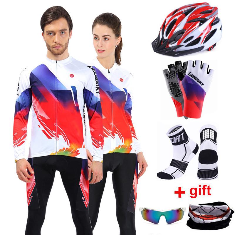 Racing Sets Pro Team 2021 Road Bike Clothing Men Bicycle Jersey MTB Cycling Set Long Sleeve Outdoor Sports Gel Padded Women Clothes, Black;blue
Racing Sets Pro Team 2021 Road Bike Clothing Men Bicycle Jersey MTB Cycling Set Long Sleeve Outdoor Sports Gel Padded Women Clothes, Black;blue