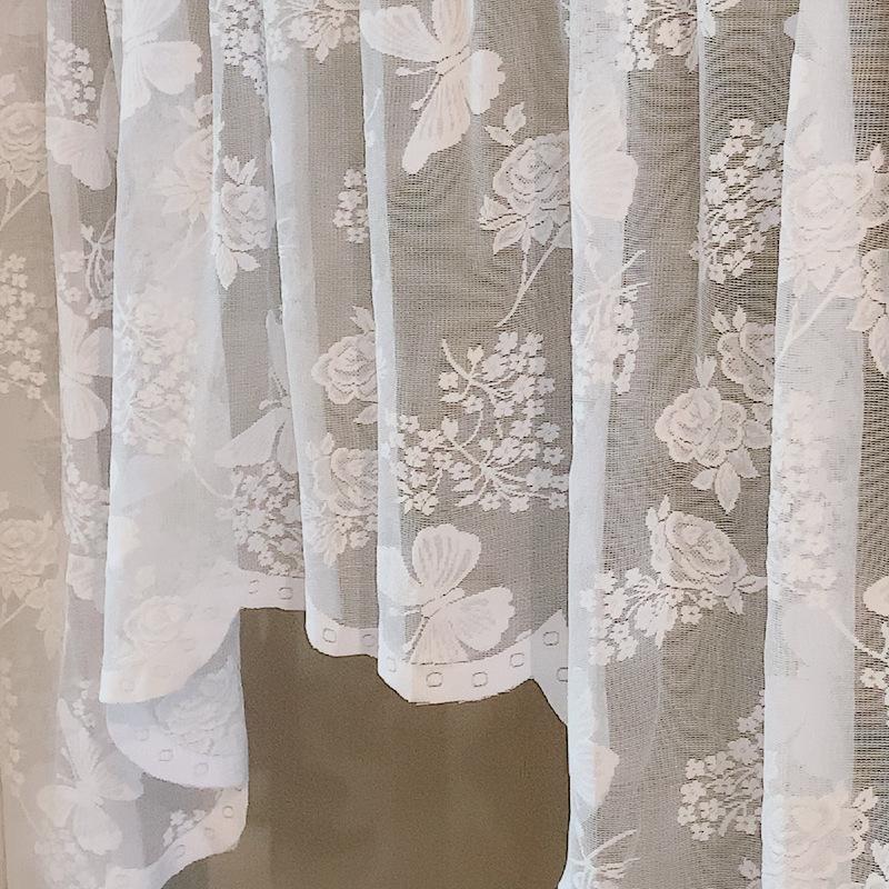 Curtain & Drapes Short White Lace Embroidered Tulle Curtains For Doors And Windows Curved #30
Curtain & Drapes Short White Lace Embroidered Tulle Curtains For Doors And Windows Curved #30