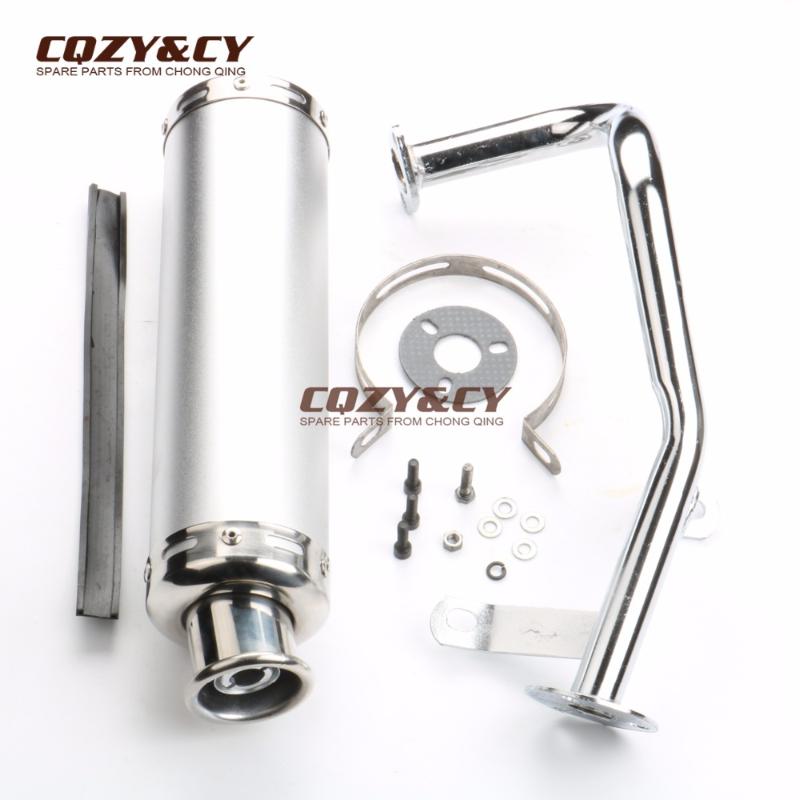 Motorcycle Exhaust System 50cc Scooter Performance And Racing Muffler For 139QMB 139QMA GY6 80cc 100cc China 4T
Motorcycle Exhaust System 50cc Scooter Performance And Racing Muffler For 139QMB 139QMA GY6 80cc 100cc China 4T