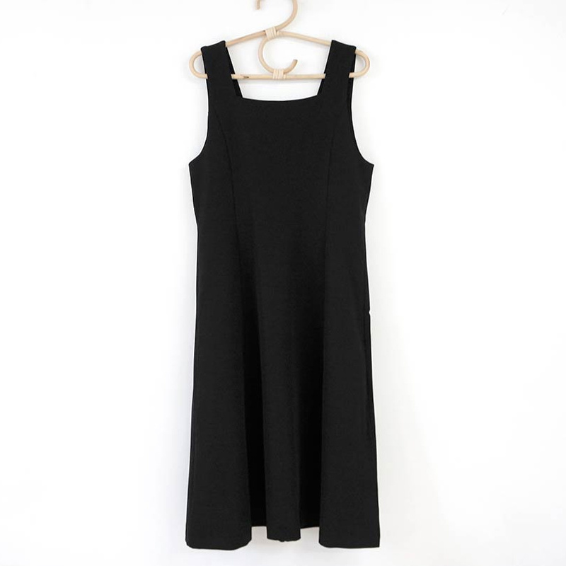 Female Solid Vintage Dress Autumn Boho Party Sleeveless Bandage Women Medium-Length es Long Robe Vestido 11607 210510