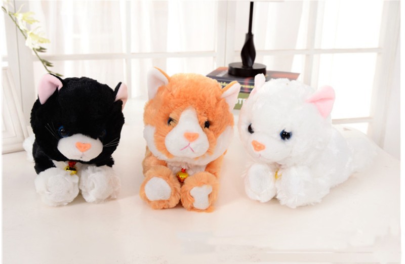 Electronics Robots2017 New Baby Toys Sound Control Electronic Pet Electronic Toys Cat Robot Cat Stand Walk Plush Kids Toys Gift