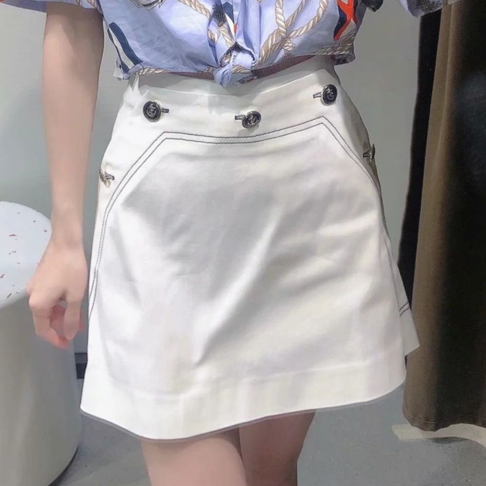 Women Elegant Solid Summer Skirt Vintage Za Mini Short Skirts High Waist A-Line Bodycon For Girls Streetwear Chic Skirt 210521, White
Women Elegant Solid Summer Skirt Vintage Za Mini Short Skirts High Waist A-Line Bodycon For Girls Streetwear Chic Skirt 210521, White