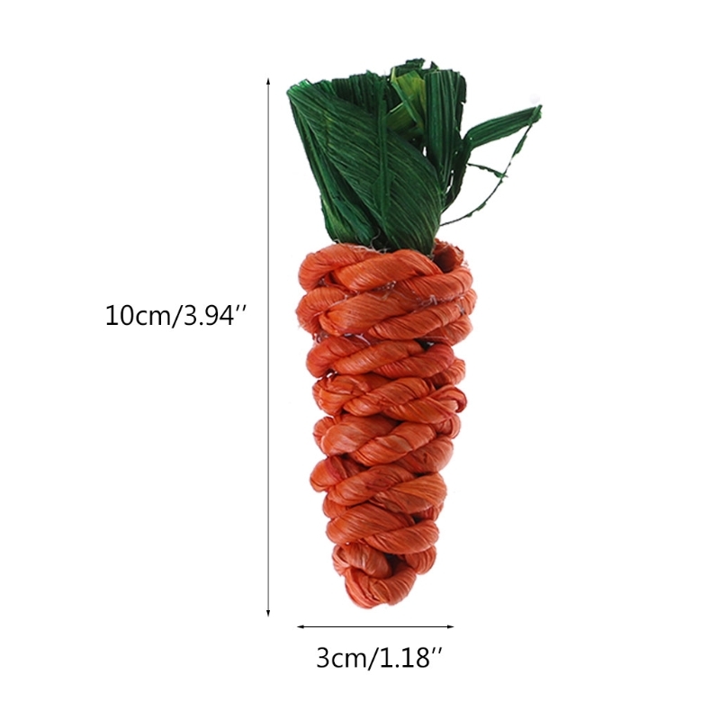3.Cuts carrot Former rabbit Hamster Chew Bite Toys Cavia Dental cleaning Toys