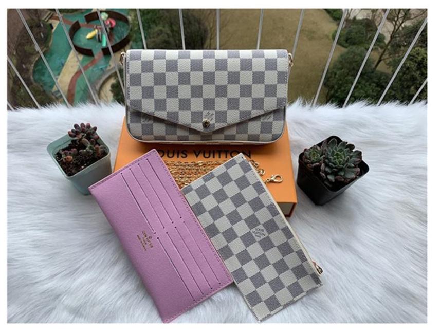 LV LOUIS BAG VITTON 3-piece designer bags lady messenger bag genuine leather handbags purse handbag coin three-piece set
LV LOUIS BAG VITTON 3-piece designer bags lady messenger bag genuine leather handbags purse handbag coin three-piece set