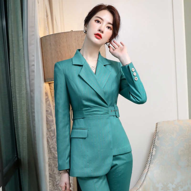 High quality autumn and winter women' suit pants two-piece ladies striped belt slim fit jacket Fashion trousers 210527, Yellow pants
High quality autumn and winter women' suit pants two-piece ladies striped belt slim fit jacket Fashion trousers 210527, Yellow pants