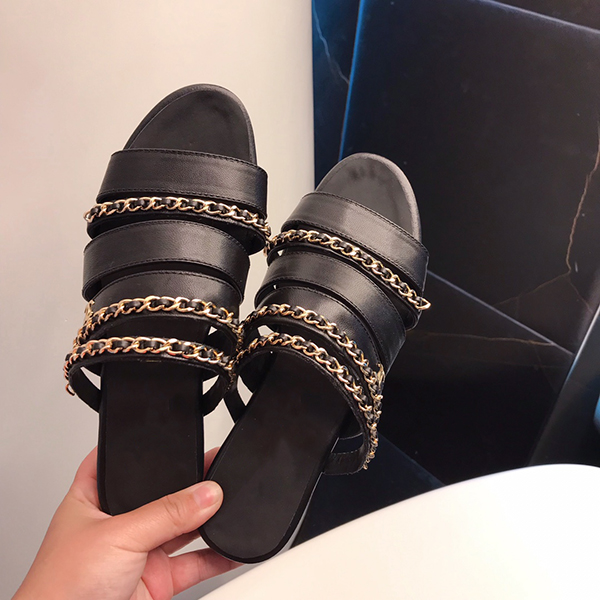 brand weave chain British style lady's flat heel single slipper with butterflly pearl designer comfortable soft sole genuine real leath, Black
brand weave chain British style lady's flat heel single slipper with butterflly pearl designer comfortable soft sole genuine real leath, Black